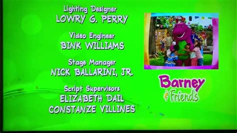 barney & friends end credits